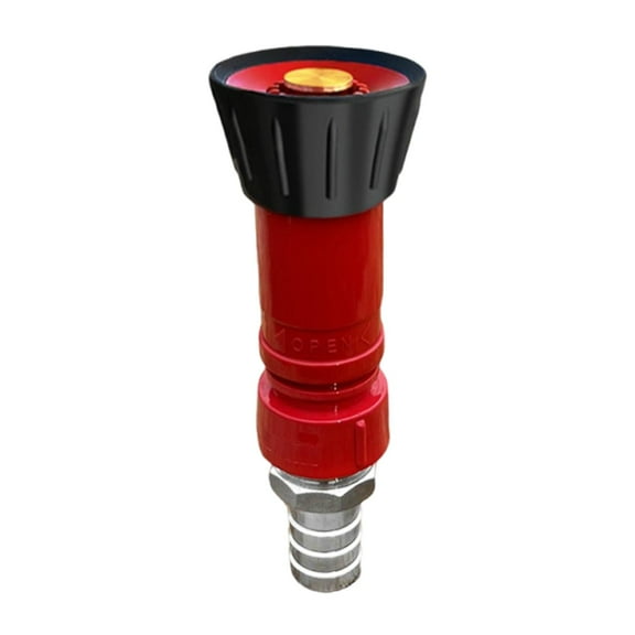 oshhni High Pressure Hose Nozzle Powerful Red for Gardening Garden Watering Outdoor 2.5 cm