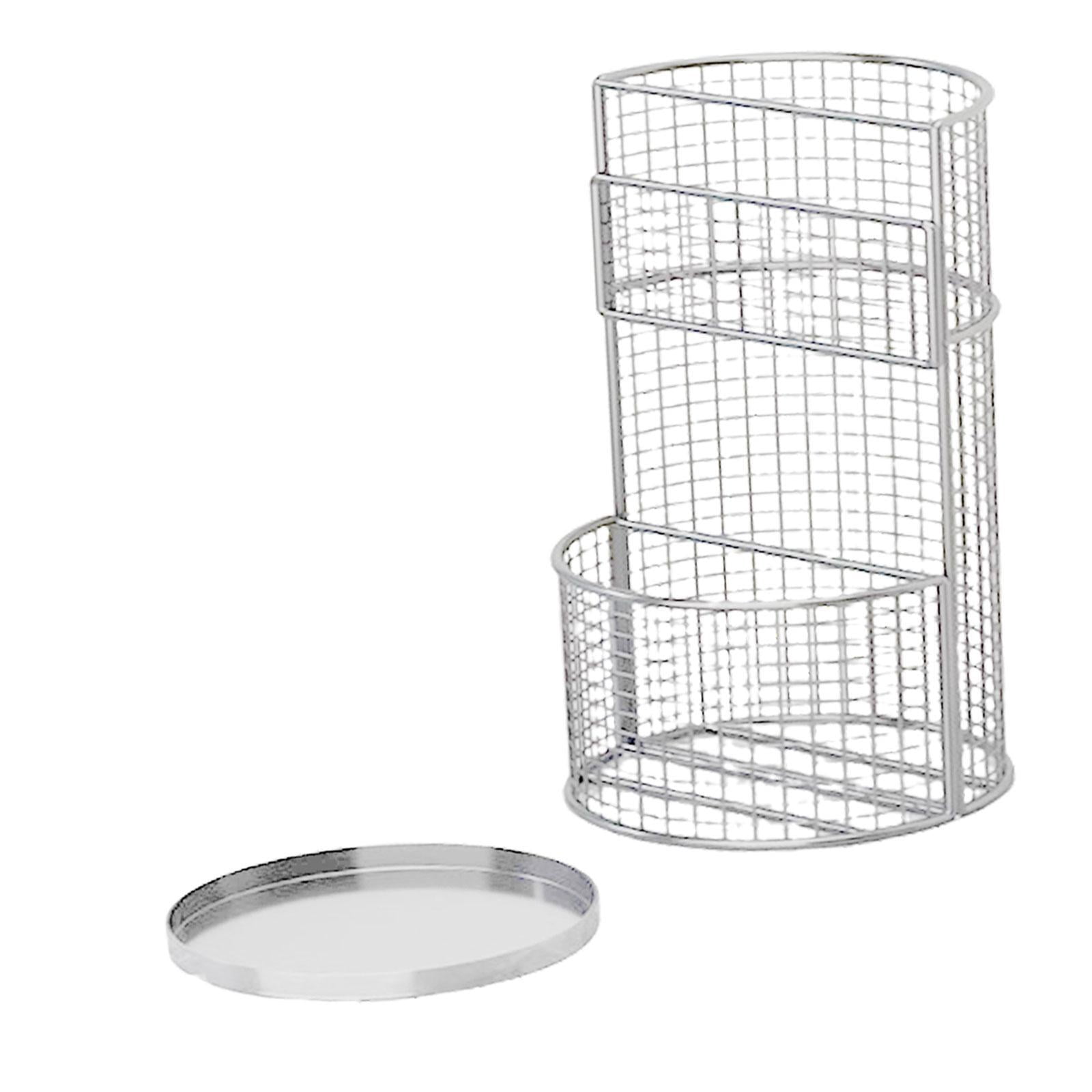 oshhni Home Umbrella Stand Umbrella Holder for Entryway for Office Indoor Household White