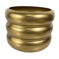thumbnail image 1 of oshhni Iron Plant Pot 10.6 inch Flower Pot Metal Planter for New Year Decor Bedroom Gold, 1 of 9