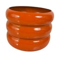 thumbnail image 1 of oshhni Iron Plant Pot 10.6 inch Flower Pot Metal Planter for New Year Decor Bedroom Orange, 1 of 9