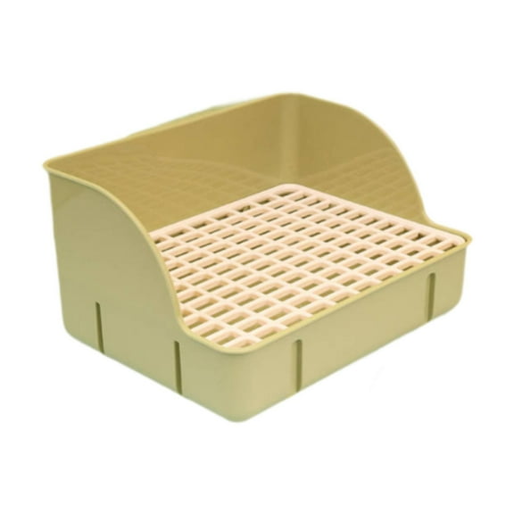 oshhni Litter Pan for Cage Cage Toilet Bedding Box for Rat Ferret Guinea Pig green