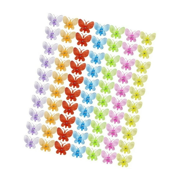 oshhni Orchid Clips Reusable Butterfly Shape Creative Plant Clips Supporting Grow Upright for Flowers Climbing Plants, Stakes Tomato 70pcs