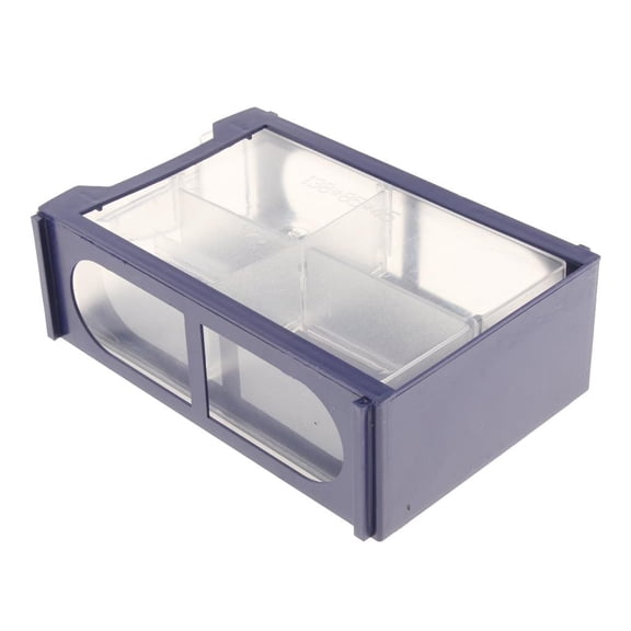 oshhni Rectangle Storage Box Electronic Components Transistor Holder Case Size S