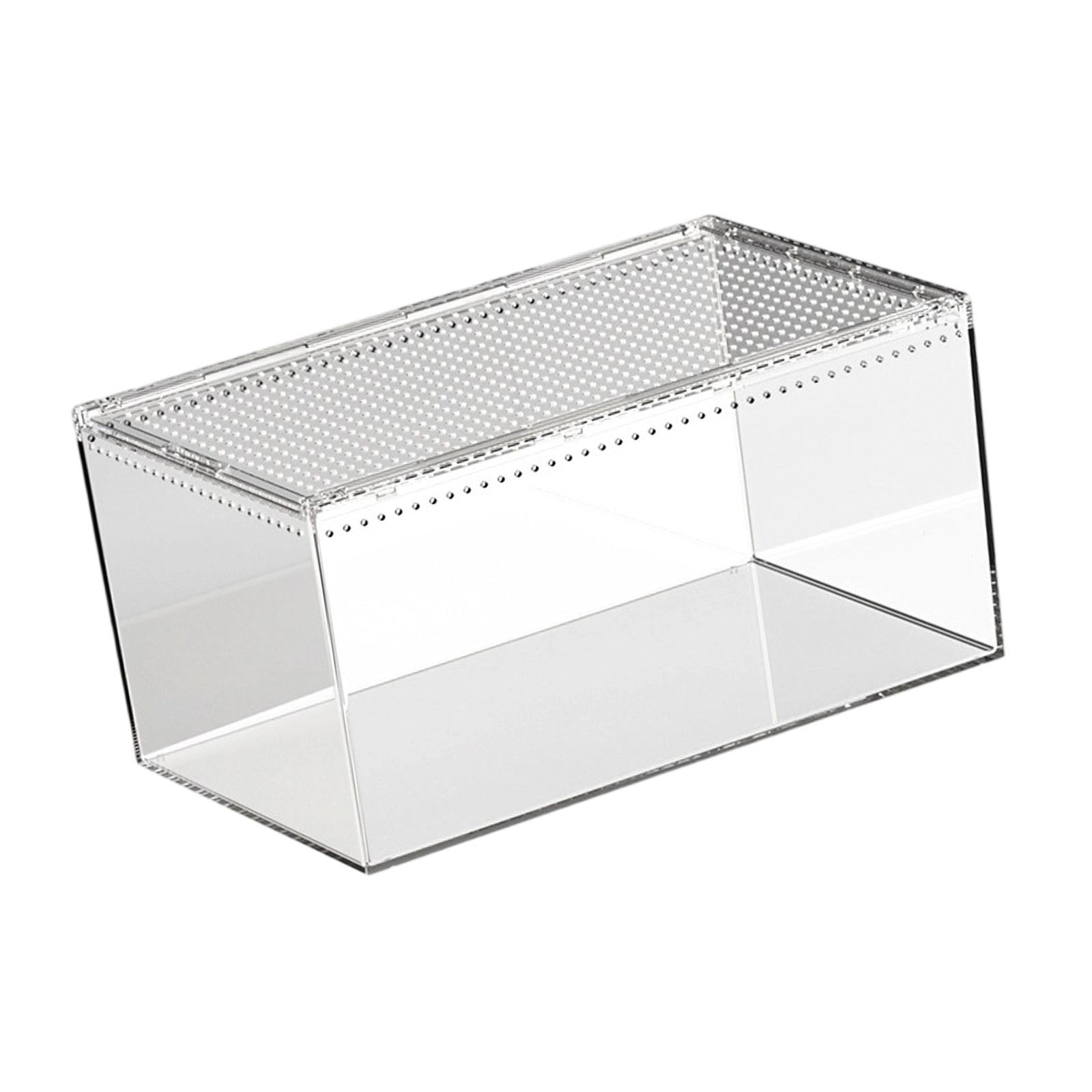oshhni Reptile Breeding Box Animal Habitat Cage for Turtle Chameleons Hatching Case