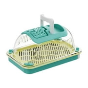 oshhni Reptile Terrarium Portable Sturdy Habitat Cage for Terrapin Tortoise L L