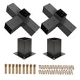 thumbnail image 1 of oshhni Right Angle Corner Brackets for Shed Canopies Patio Pergolas, 1 of 9