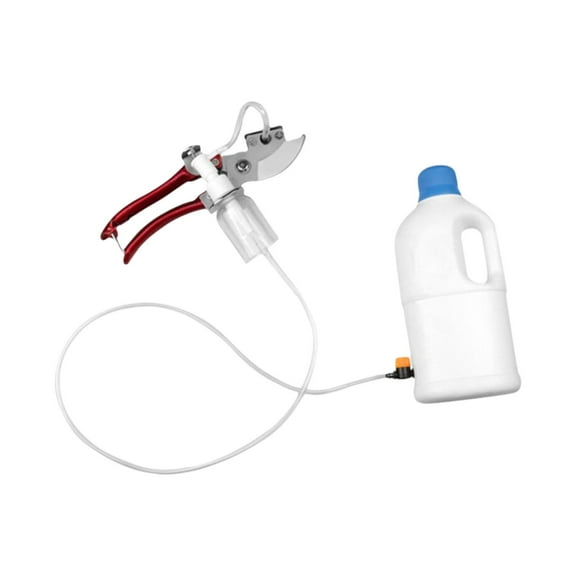 oshhni Scissors Ergonomic Manual Trimmer Yard Gardening Shears with 1.5L Water Tank No Throttle Valve