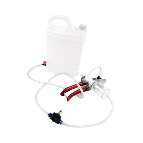 oshhni Scissors Ergonomic Manual Trimmer Yard Gardening Shears with 1.5L Water Tank With Throttle Valve