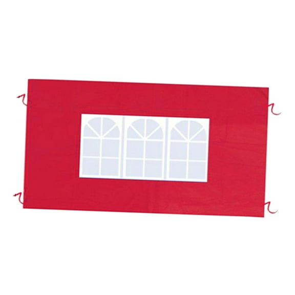 oshhni Side Wall Panel Portable Replacement Tent Sidewall for Sunshade Awning Patio Red