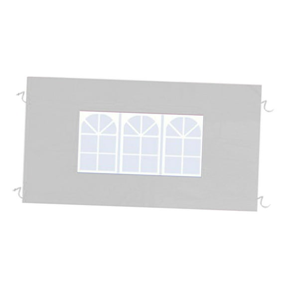 oshhni Side Wall Panel Portable Replacement Tent Sidewall for Sunshade Awning Patio White