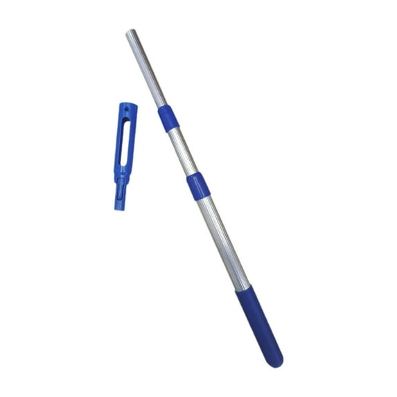 oshhni Swimming Pool Pole Replacement Portable Professional Maintenance Pool Skimmer Pole Cleaner Handle Rod for Brushes Skimmer Net 112 cm