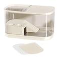 thumbnail image 1 of oshhni Turtle Tank with Covers with Platform for Bearded Dragon Terrapin Amphibians Beige Medium, 1 of 9