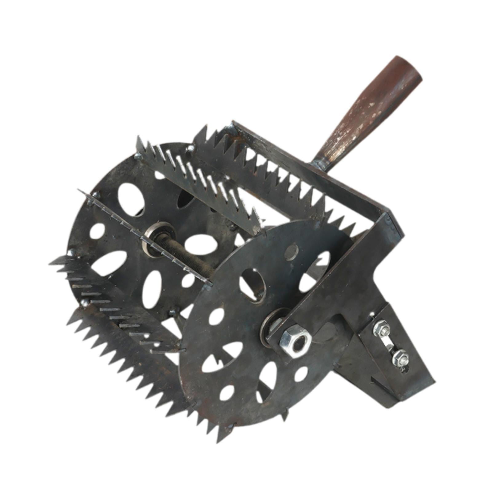 oshhni Weeds Roller Heavy Duty Weeds Removal Tool for Yard Garden Soil Loosening