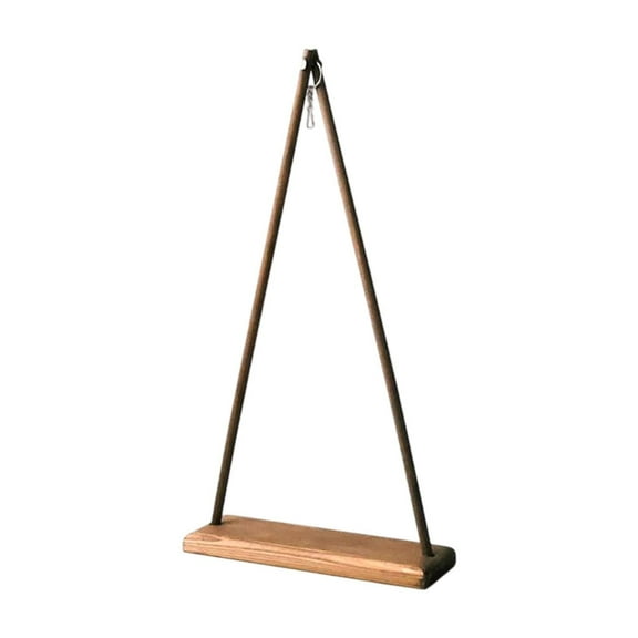 oshhni Wind Chime Stand 19.3 inch Solid Wood Display Rack for Light Tabletop Inside