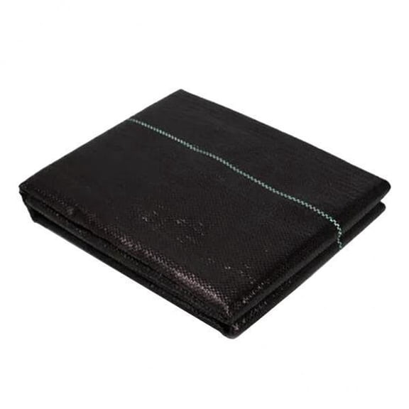 oshhnii 3xBlack Barrier Landscape Fabric with Grid Strips 1x2meter