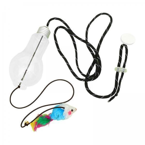 oshhnii 3xCat Mouse Toy Exercise Interactive Cat Mice Toy for Kitten Indoor Cats Puppy No Sound