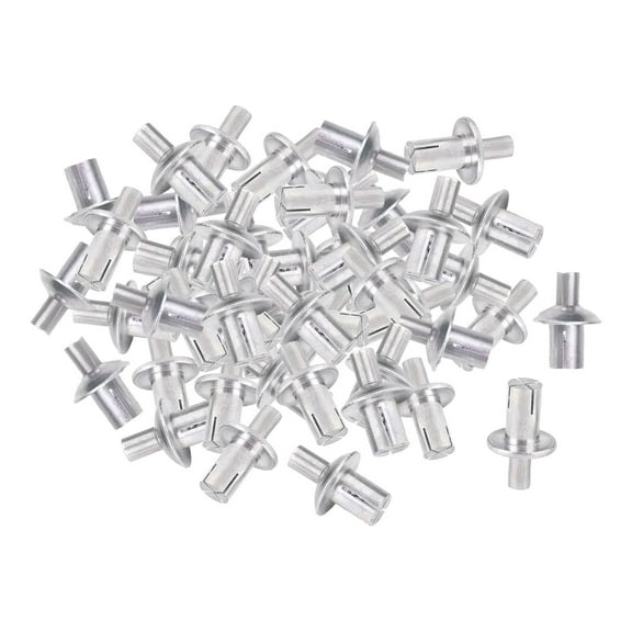 oshhnii 50 Pieces Tapping Expansion Screws Fasteners Piercing Rivets for Wall Panels 5x11mm