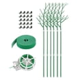 thumbnail image 1 of oshhnii 6 Pieces Plant Support Stakes Set for Garden with Twisting Ties and Plant Strap 39.7inch 100cm, 1 of 8