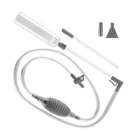 oshhnii Aquarium Siphon Vacuum Cleaner Durable for Water Changing Quick Water Change 3m