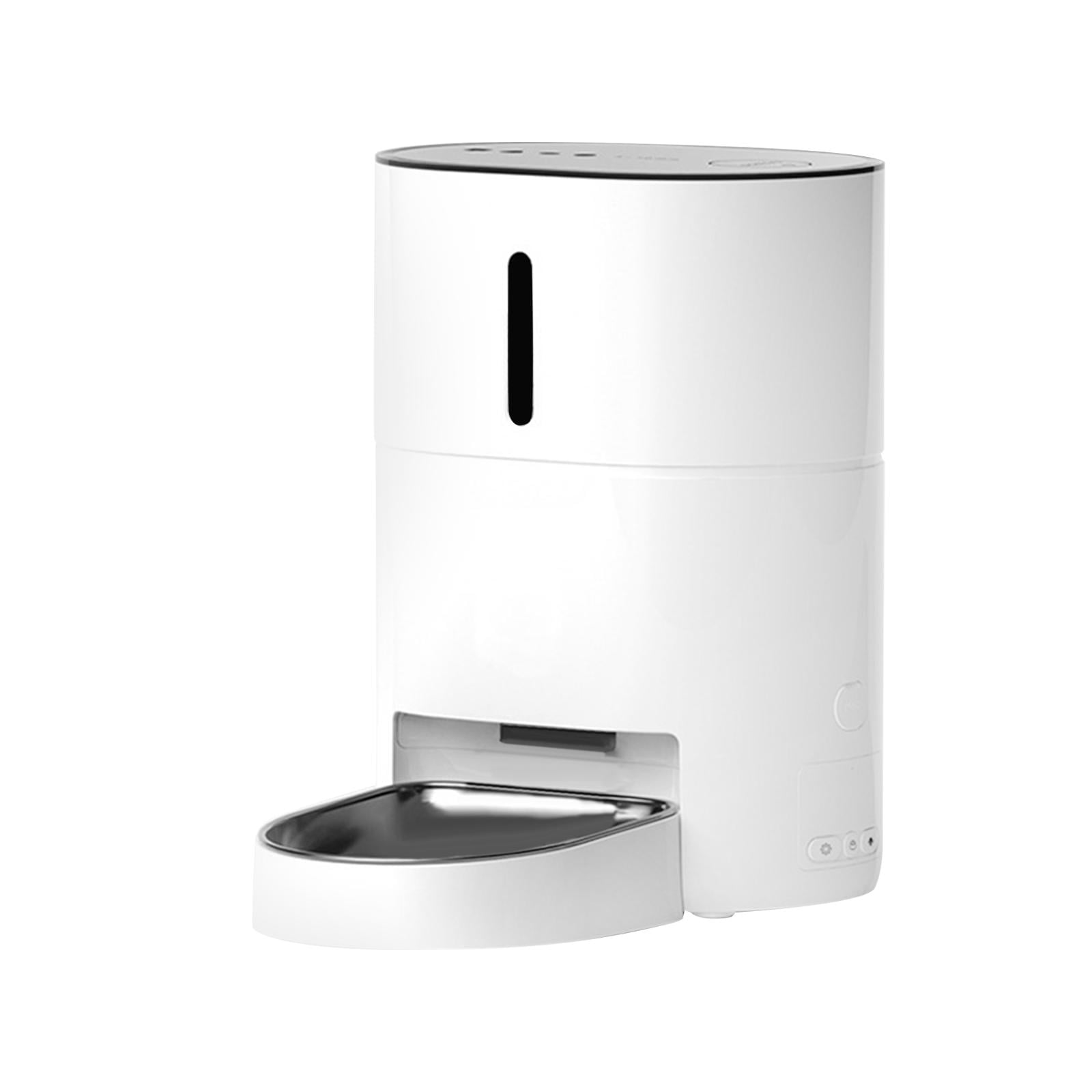oshhnii Automatic Cat Feeder App Control Voice Recording Stainless Steel Single Bowl