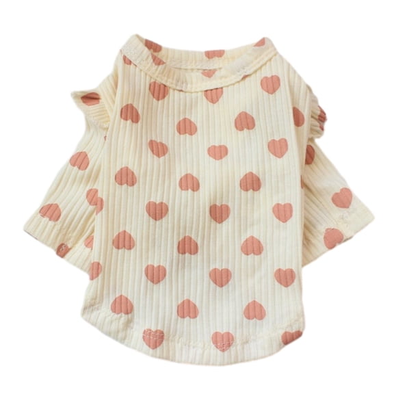 oshhnii Cat Apparel Outfits Comfortable Teddy Pet Dog Clothing Dog Clothes for Loved Pet Beige