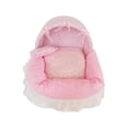 thumbnail image 1 of oshhnii Cat Bed Semi Enclosed Pet Cat Nest Kitty Warm Cozy Non Slip Bottom Puppy Potable Pink L, 1 of 9