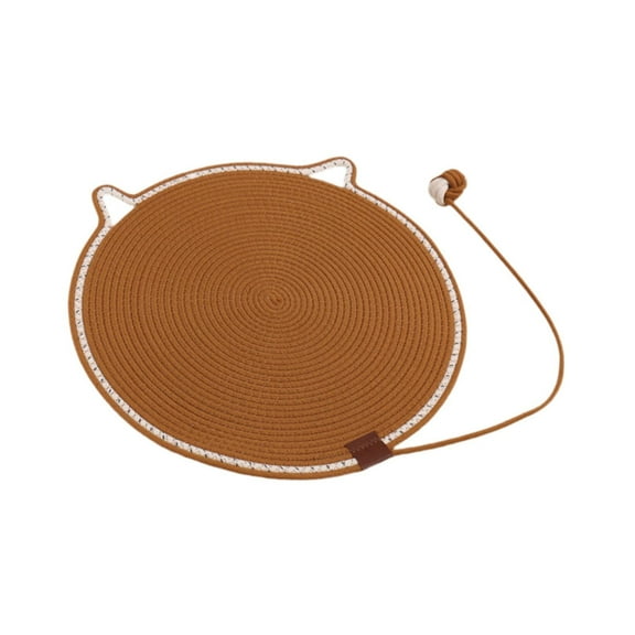 oshhnii Cat Scratching Mat Cats Scratching Board Grinding Claws Furniture Protector Cat Scratcher Pad for Indoor Cats Floor Couch Home Khaki