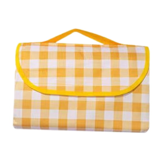 oshhnii Picnic Fashion Folding 78.74inchx78.74inch for Park BBQ Spring Yellow