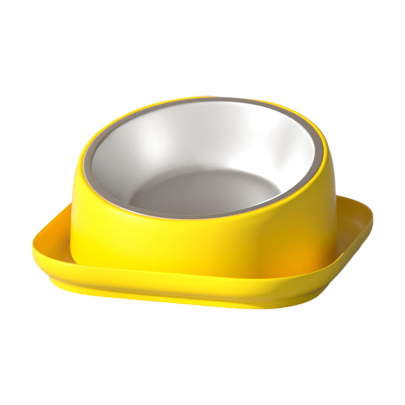oshhnii Raised Stainless Steel Pet Bowl 15° Tilted Unbreakable Dog
