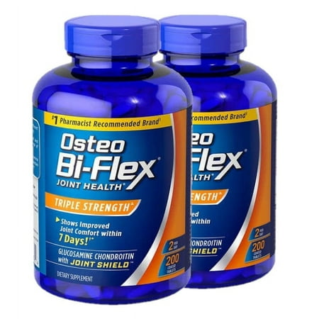 Osteo Bi-Flex Triple Strength 200 ct White 200 Count (Pack of 2) 1 Count (Pack of 2)