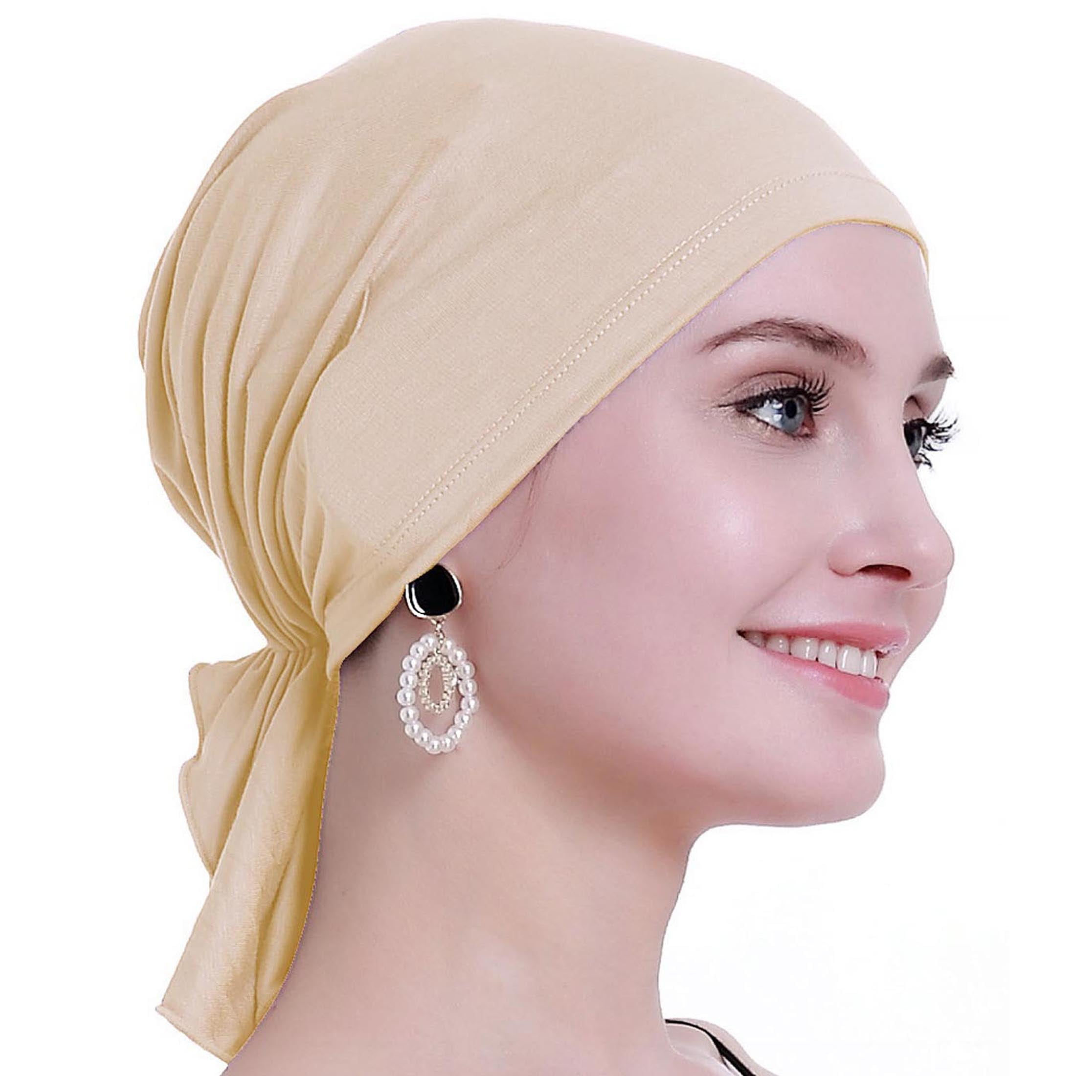 OSVYO Bamboo Chemo Headwear for Women - Hair Loss, Cancer - 4 Slip-on Headgear OSVYO Bamboo Chemo Headscarf for Women Hair Loss - Cancer  main image 2