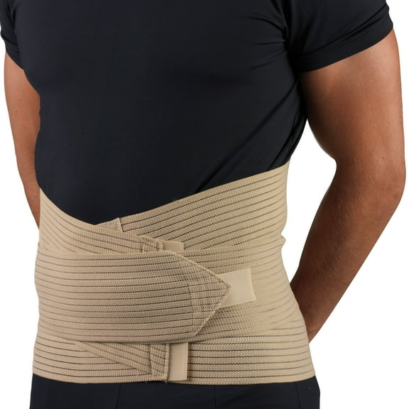 otc lumbosacral support with abdominal uplift, beige, medium