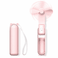 thumbnail image 1 of otnbgsr 2 in 1 Mini Handheld Fan with Power Bank USB Rechargeable Portable Pocket Fan and Flashlight Up to 12 Hours Cooling Runtime, 1 of 7