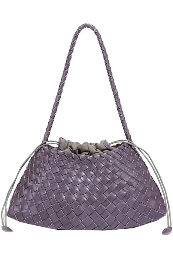 Woven Hobo Bags for Women's suede woven handbag, fashionable bucket shaped wallet, underarm shoulder bag, retro handbag, handbag, handbag