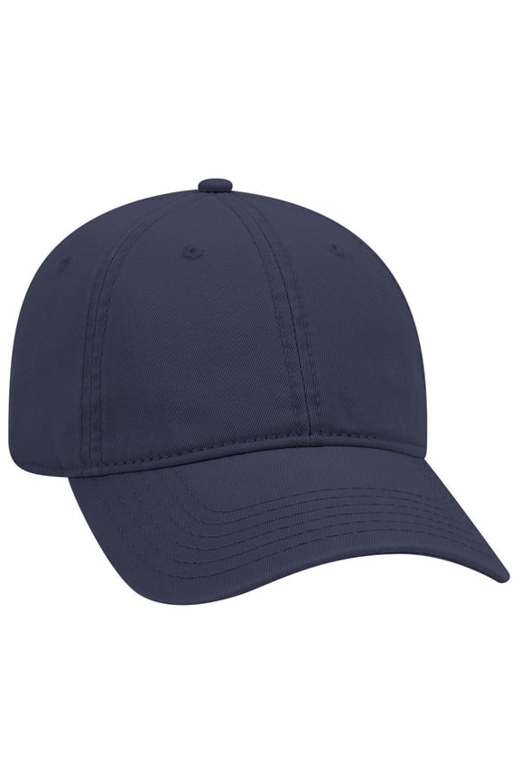 6 panel low profile garment washed superior cotton twill - gray