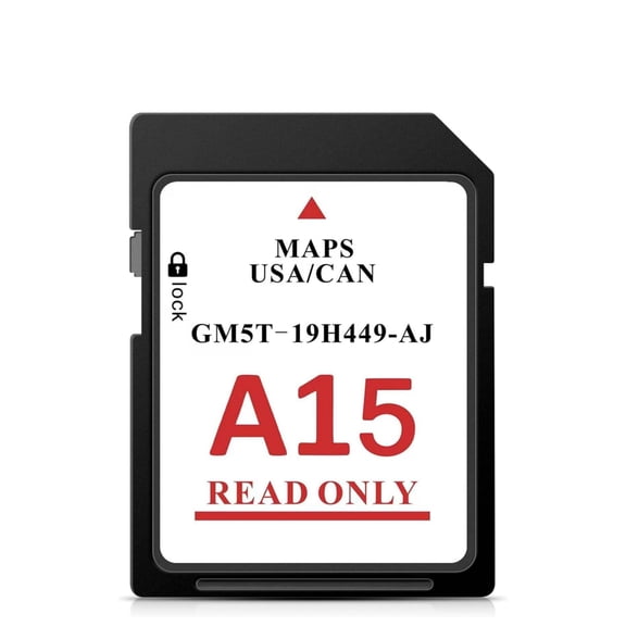ouhos 2025 A15 Navigation SD Card, Includes New Updated Roads USA and Canada GM5T-19H449-AJ