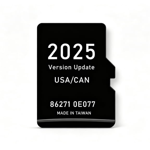 ouhos 2026 Latest Navigation SD Card Update 86271-0E077, Offline Vehicle GPS Map for USA & Canada