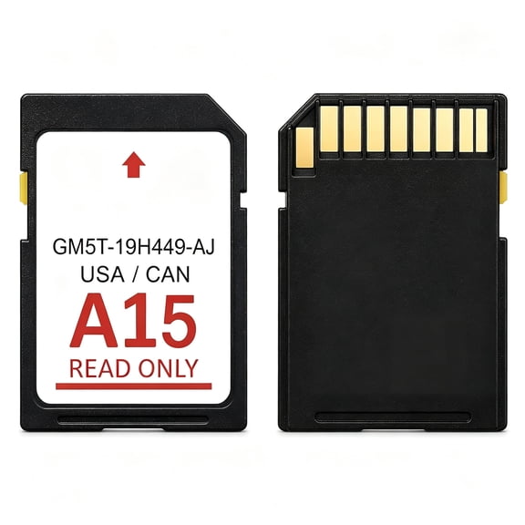 ouhos A15 Navigation SD Card, 2025 Updated Offline GPS Map for USA & Canada Factory Vehicle Infotainment, GM5T-19H449-AJ