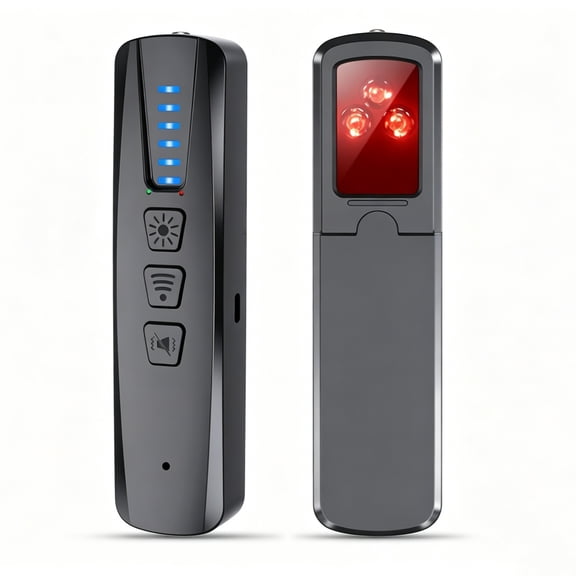ouhos Hidden Camera & Bug Detector, Portable Anti-Spy Device for GPS Trackers, Wireless Bugs | Travel, Home, Office Security (Black)