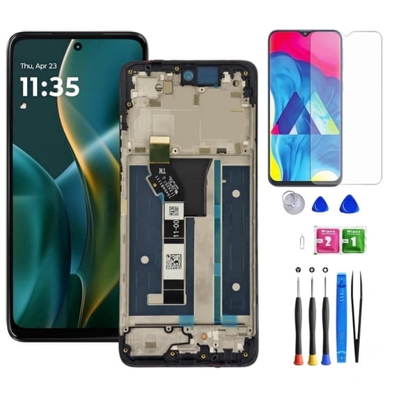 ouhos For Motorola G 5G [2025 Version] Screen Replacement Kit with Frame, Model Moto G 5G 2025 XT2513V XT2513-1 XT2513-2 LCD Display Digitizer Touch Screen Assembly with Repair Part Tools 6.6 Inch