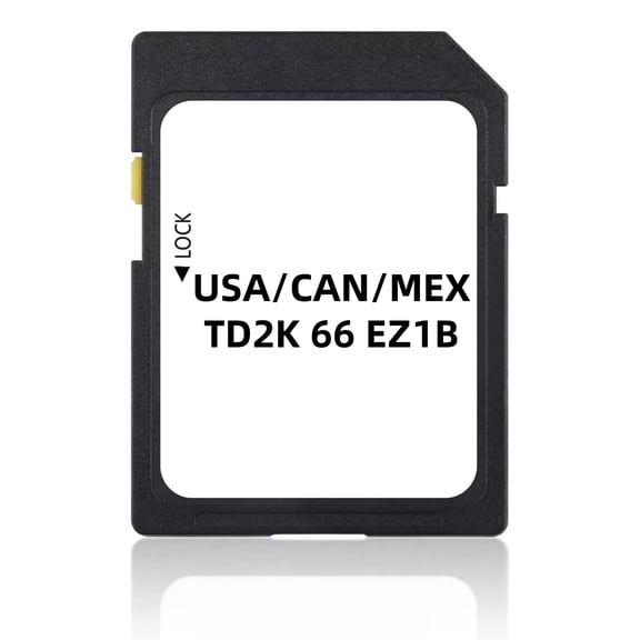 ouhos Navigation Map Card TD2K66EZ1B, Offline GPS Map Card for USA Canada Mexico Vehicles, Plug & Play with HUD and Speed Limit Display Function