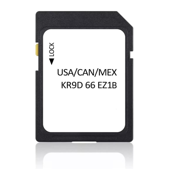 ouhos Navigation SD Card KR9D66EZ1B, Offline Vehicle GPS Map Card for USA, Canada & Mexico, Plug & Play with HUD Function