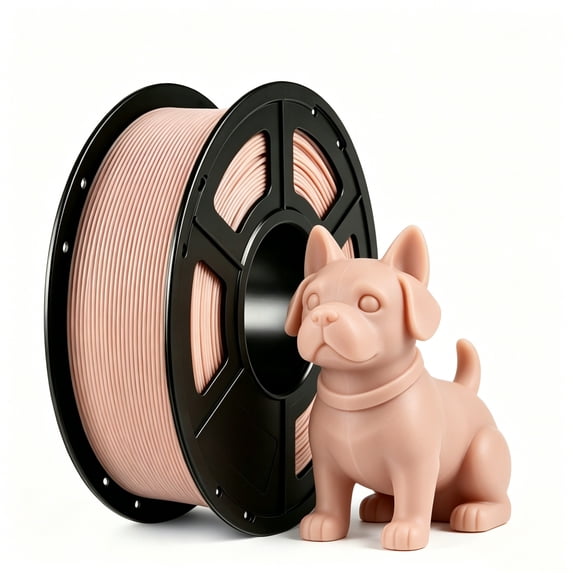 ouhos PETG 3D Printer Filament 1.75 mm 1 KG, PETG 3D Printer Filament With Improved Toughness & Weather Resistance, Fits Most 3D Printers, Skin Color