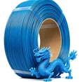 thumbnail image 1 of ouhos PLA Filament 1.75 mm PLA 3D Printer Filament, 1 kg Refill for Reusable Spools (2.2 lbs), 3D Printing Filament for most 3D Printers, Reusable Empty Spool Supported, Blue, 1 of 7