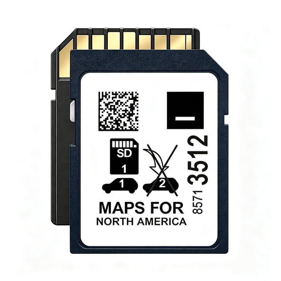 ouhos Premium 2026 Updated Navigation SD Card 8571 3512, Complete Offline GPS Maps for USA, Canada and Mexico