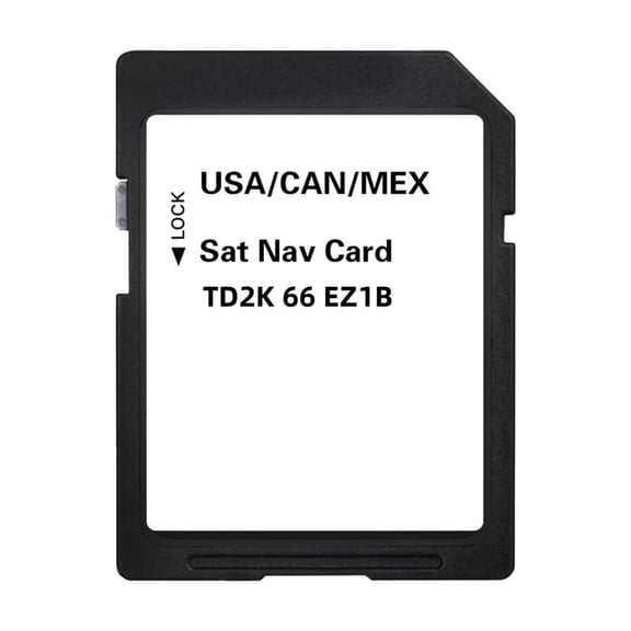 ouhos Premium Navigation SD Card TD2K66EZ1B, Reliable Offline GPS Map Card with Full USA, Canada and Mexico Road & POI Coverage