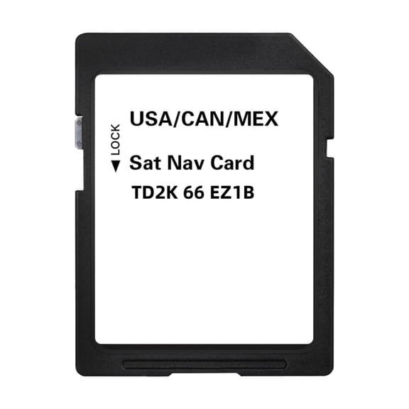 ouhos Premium Navigation SD Card TD2K66EZ1B, Reliable Offline GPS Map Card with Full USA, Canada and Mexico Road & POI Coverage