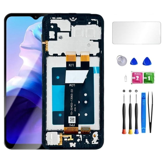 ouhos For Samsung Galaxy A14 5G Screen Replacement with Frame SM-A146u1 A146a A146w S146dl 146P LCD Display Digitizer Touch Screen Black 6.6 Inch (US Version)