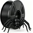 thumbnail image 1 of ouhos Silk PLA Filament 1.75 mm for 3D Printer, Metal-Like Shiny Consumables, Dimensional Accuracy +/- 0.02 mm, 1 KG, Metallic Black Silk Filament, 1 of 7