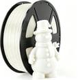 thumbnail image 1 of ouhos Silk PLA Filament 1.75 mm for 3D Printer, Metal-Like Shiny Consumables, Dimensional Accuracy +/- 0.02 mm, 1 KG, Metallic White Silk Filament, 1 of 7